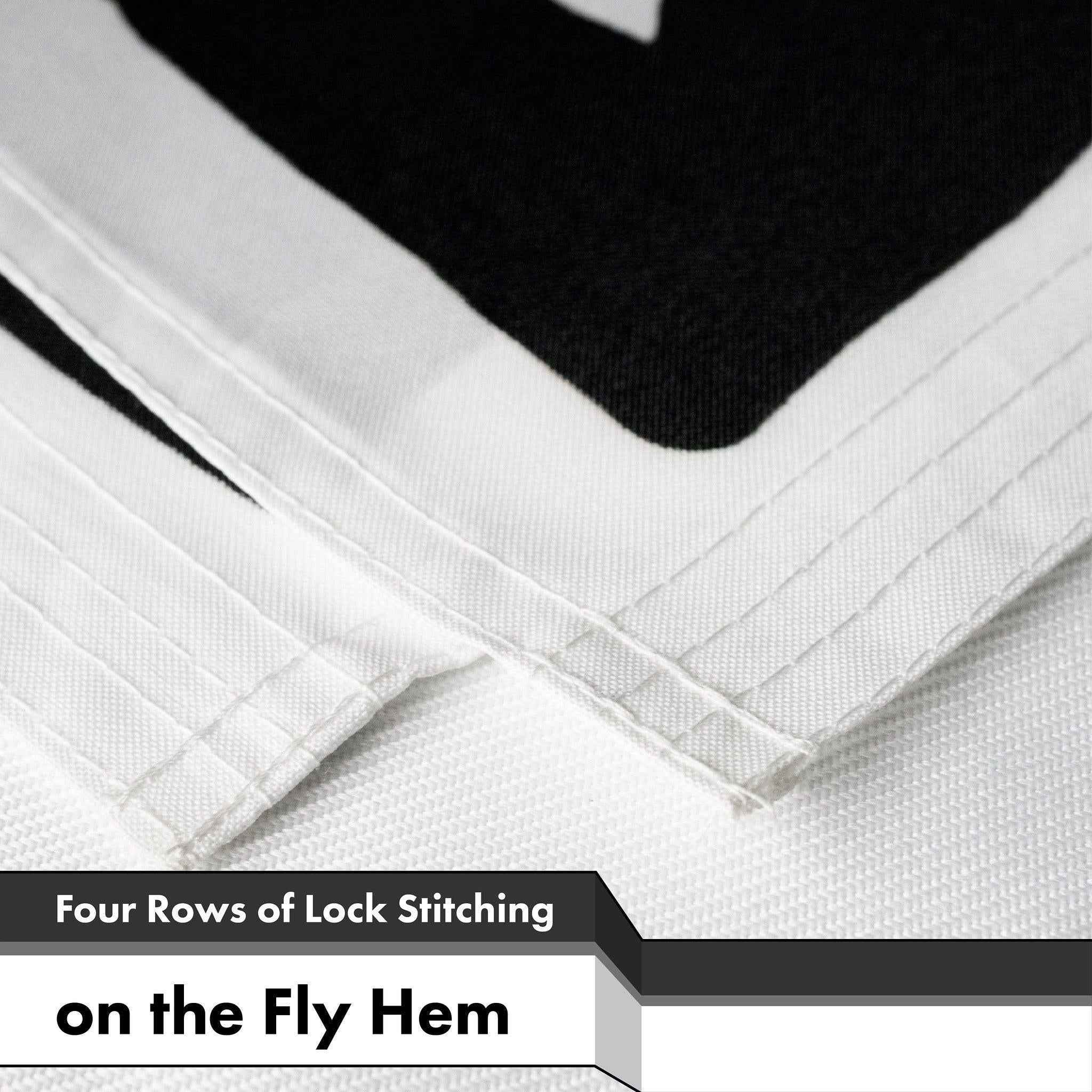 G128 Combo Pack: USA American Flag & Join or Die White Flag 3x5 FT Printed 150D Indoor/Outdoor, Vibrant Colors, Brass Grommets, Quality Polyester