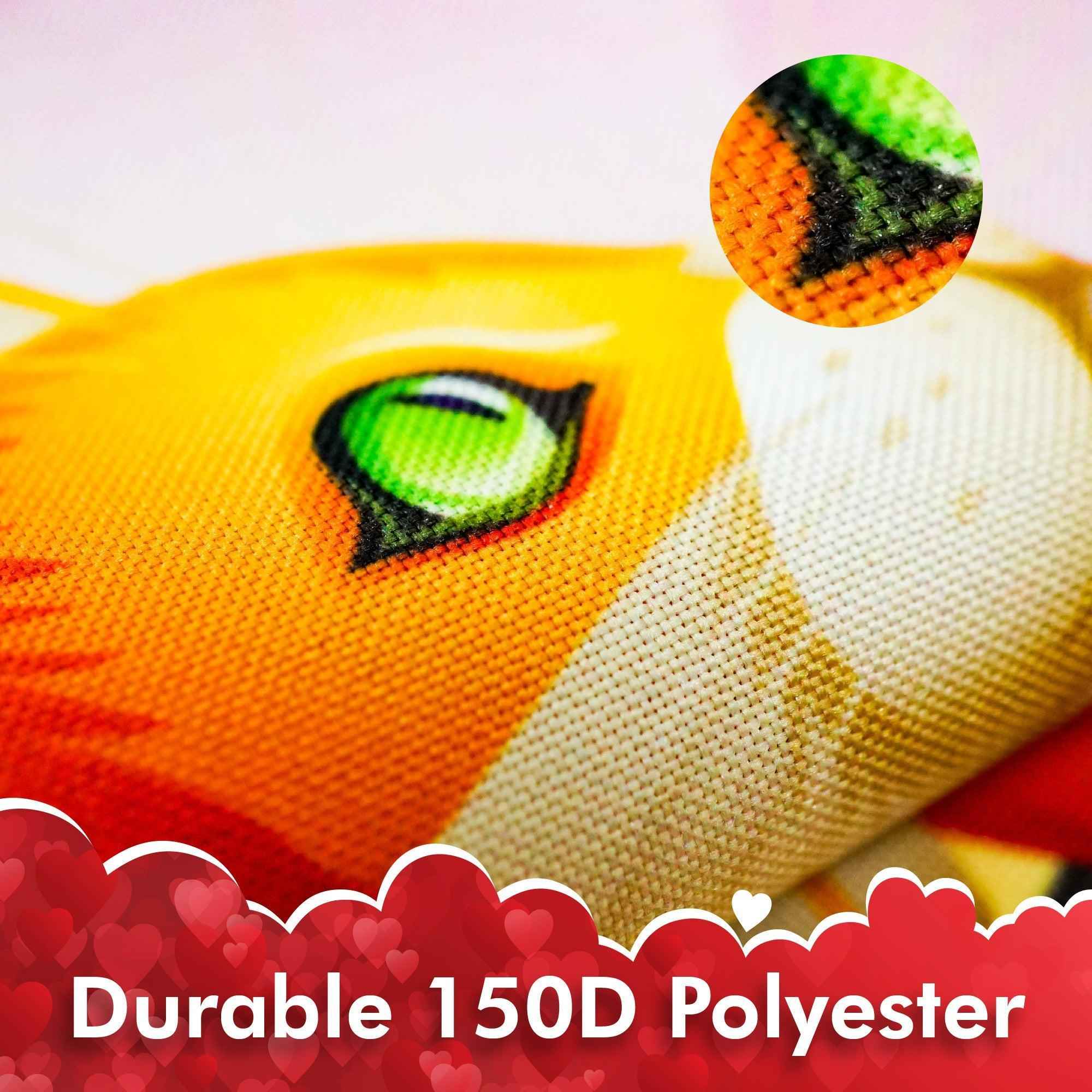 G128 - Valentine's Day Garden Flag, Valentine Themed Decorations - Cats in Love,  | 12x18 Inch | Printed 150D Polyester - Rustic Holiday Seasonal Outdoor Flag