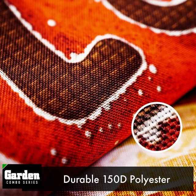 G128 Combo Pack: Garden Flag Stand Black 36x16 Inch & Garden Flag Love Toy Bear 12x18 Inch