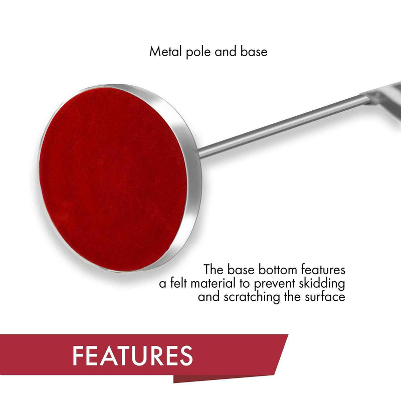 G128 Wales Welsh Deluxe Desk Flag Set | 8.5x5.5 In | Printed 300D Polyester, with Silver Dome and Base, 15" Metal Pole, Decorations For Office, Home and Festival Events Celebration