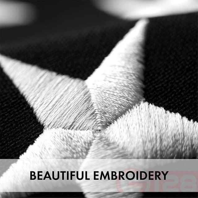 G128 Thin Blue & Red Line Flag 3x5 Ft 10-Pack Embroidered Spun Polyester