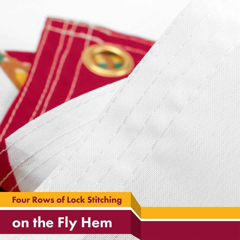 G128 10 Pack: Florida FL State Flag | 3x5 Ft | LiteWeave Pro Series Printed 150D Polyester, 4 Corner Brass Grommets | Vibrant Colors, Perfect For Balcony, More Durable Than 100D 75D Polyester