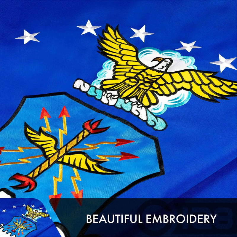 US Air Force Flag 3x5 Ft 10-Pack Double-sided Embroidered Polyester By G128