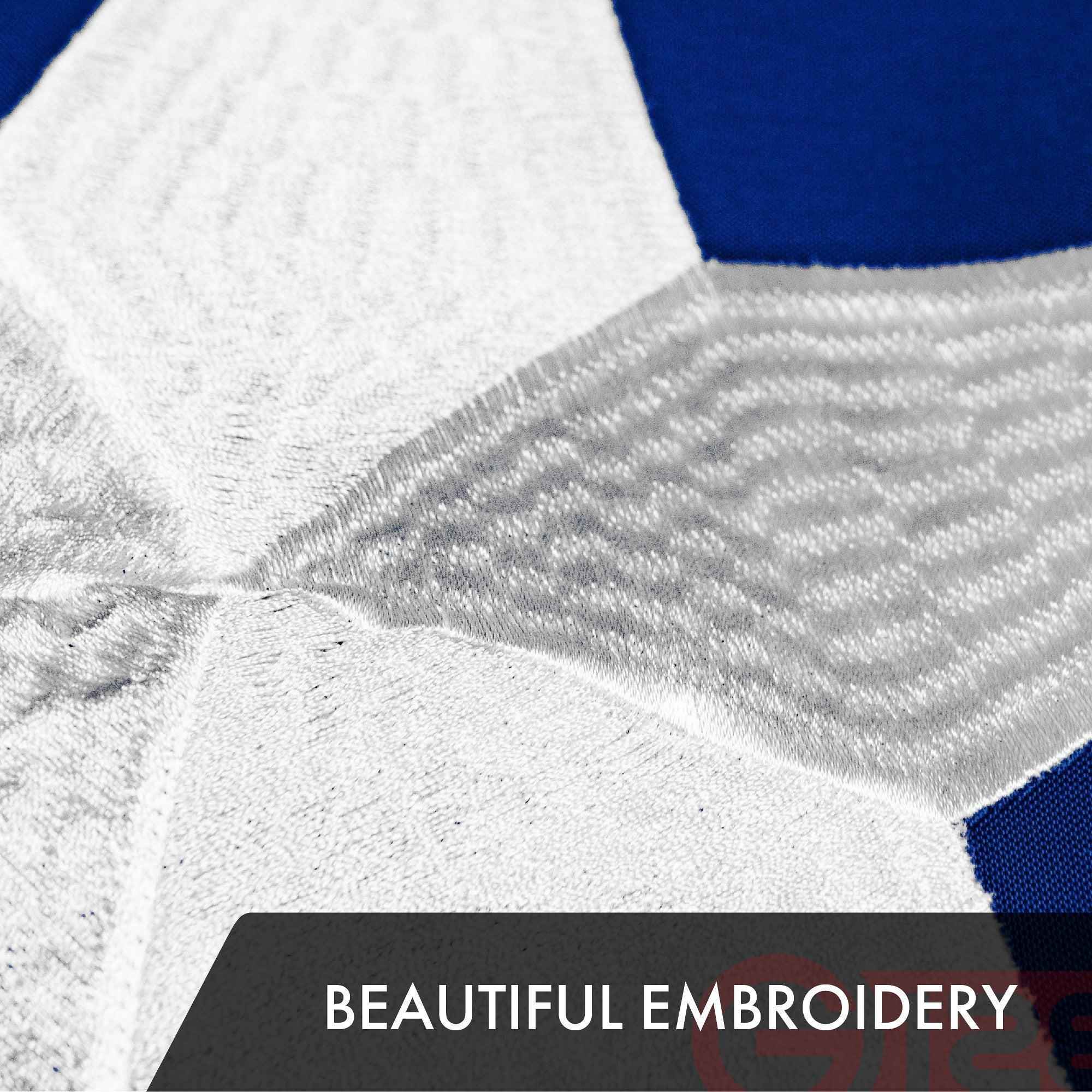 G128 2 Pack: Texas TX State Flag | 1x1.5 Ft | ToughWeave Series Embroidered 300D Polyester | Embroidered Design, Indoor/Outdoor, Brass Grommets