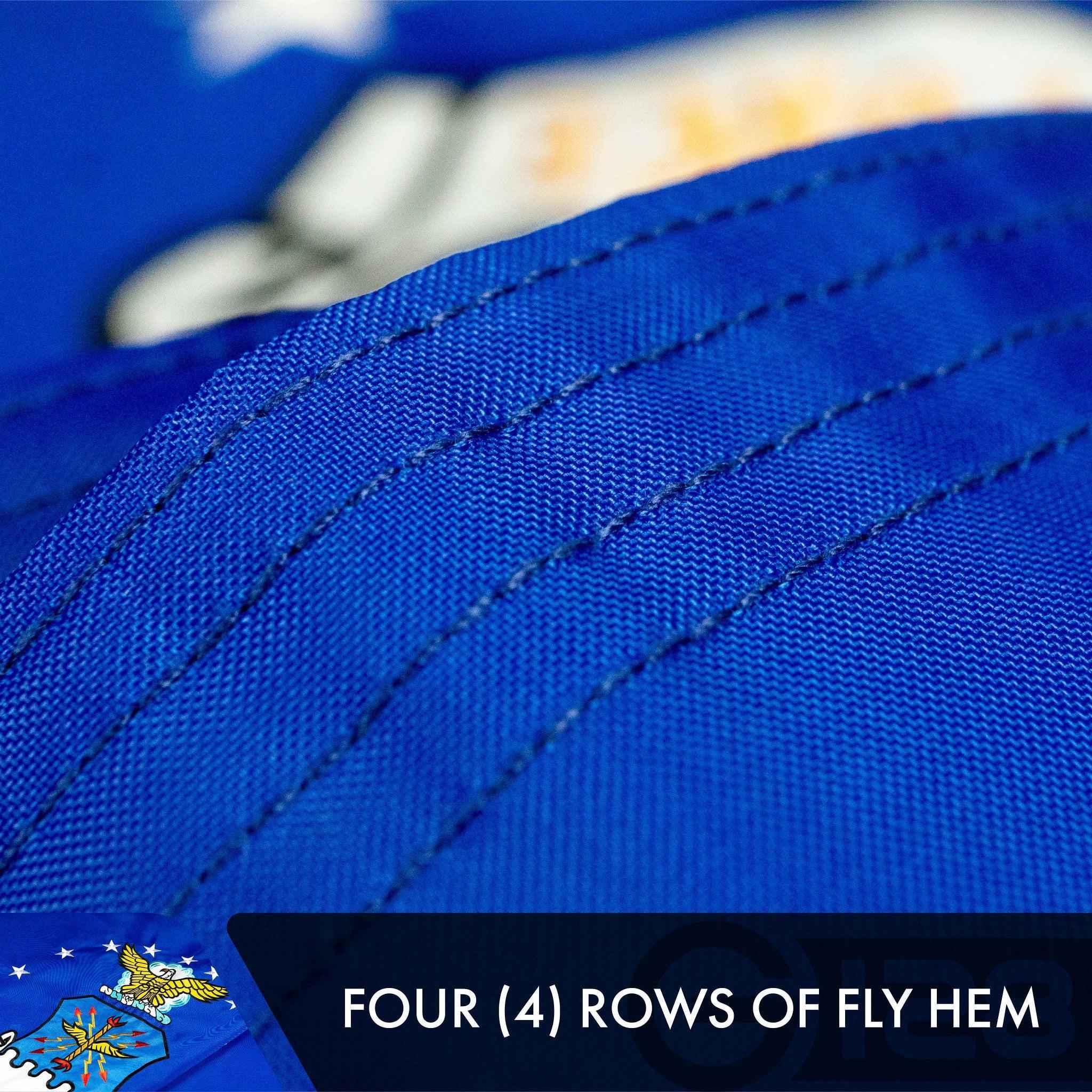 US Air Force Flag 3x5 Ft 10-Pack Double-sided Embroidered Polyester By G128