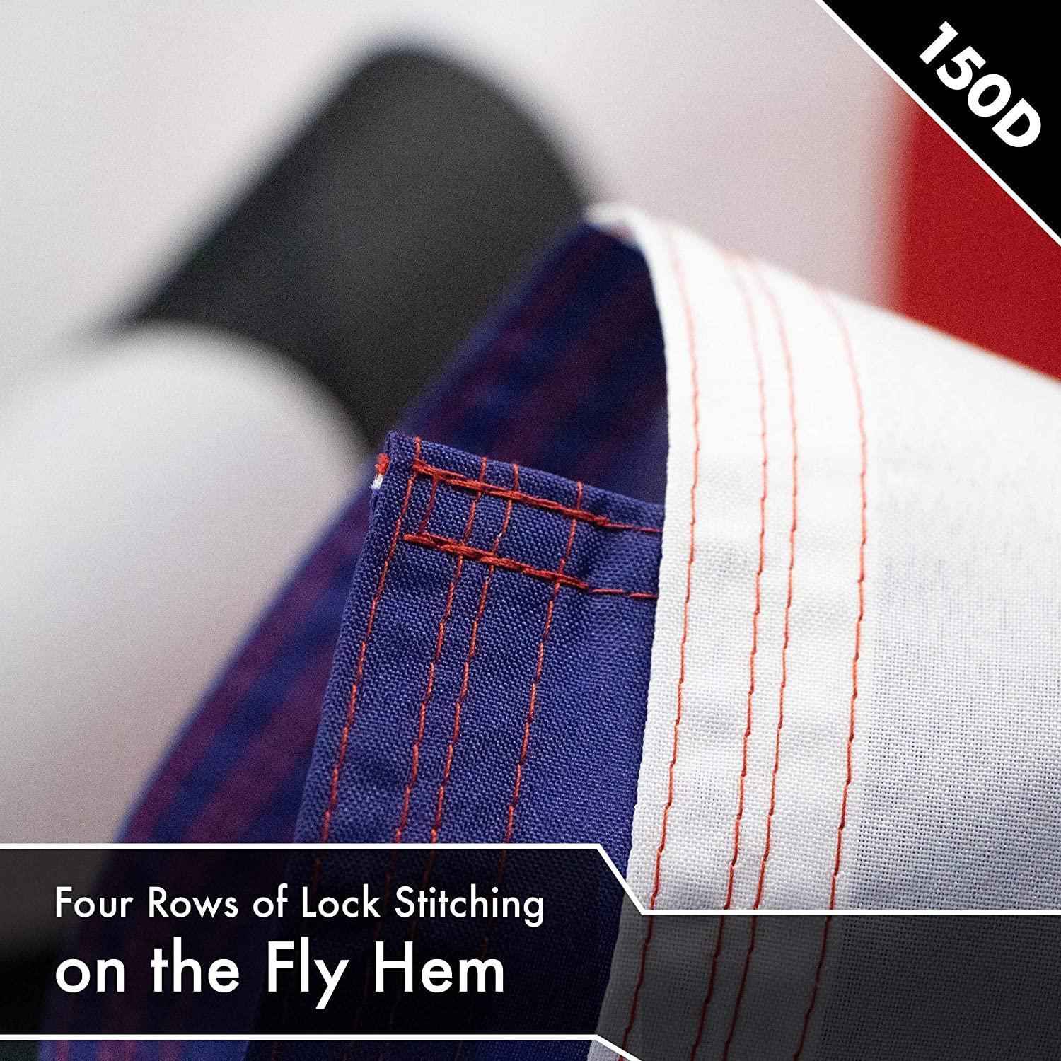 G128 Open Vertical sign Flag | 3x5 feet | Printed 150D, Indoor/Outdoor, Vibrant Colors, Brass Grommets, Quality Polyester, Much Thicker More Durable Than 100D 75D Polyester