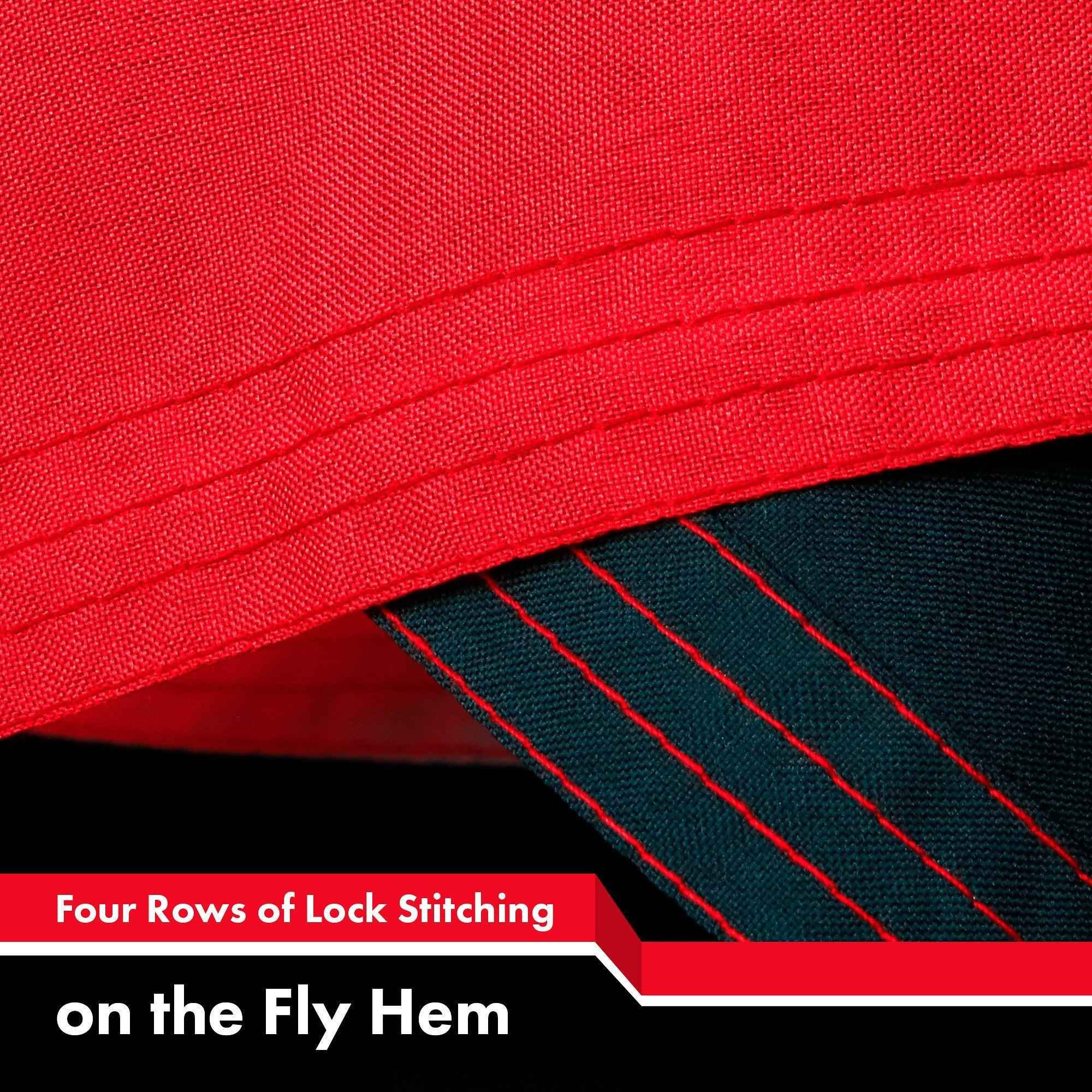 Egypt Egyptian Flag 3x5 Ft 2-Pack 150D Printed Polyester By G128