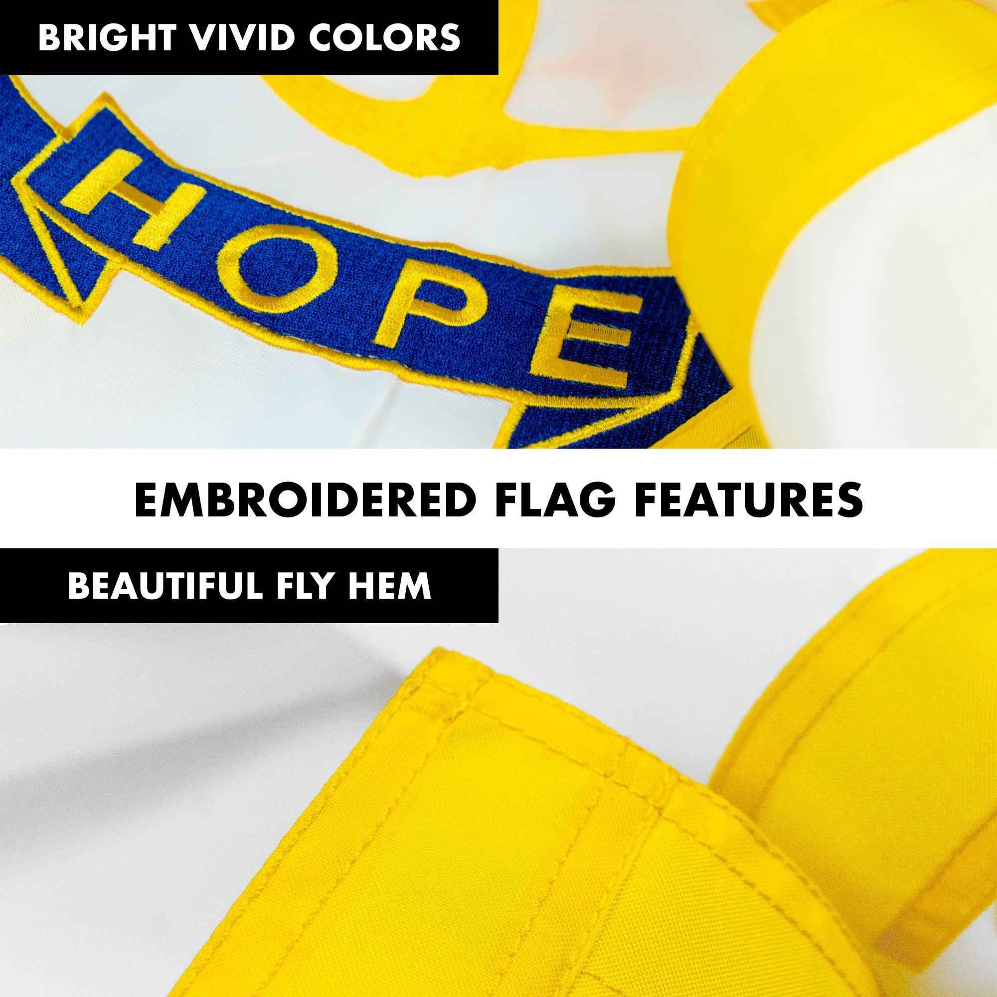 G128 Combo Pack: 5 Ft Tangle Free Aluminum Spinning Flagpole (Black) & Rhode Island RI State Flag 2.5x4 Ft, ToughWeave Series Embroidered 300D Polyester | Pole with Flag Included