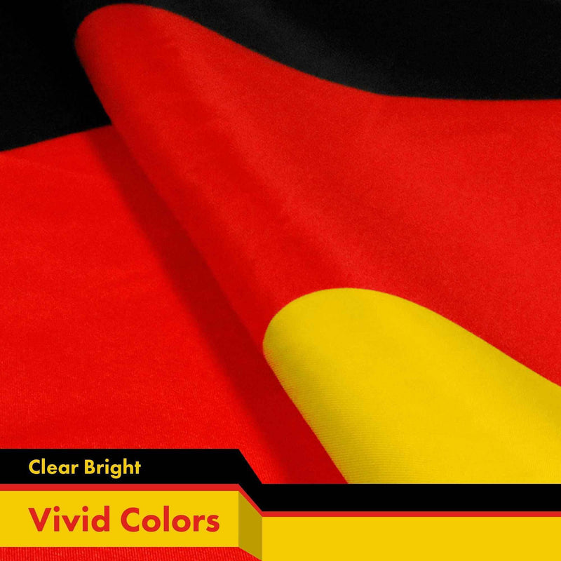 Germany German Flag 3x5 Ft 2-Pack 150D Printed Polyester By G128