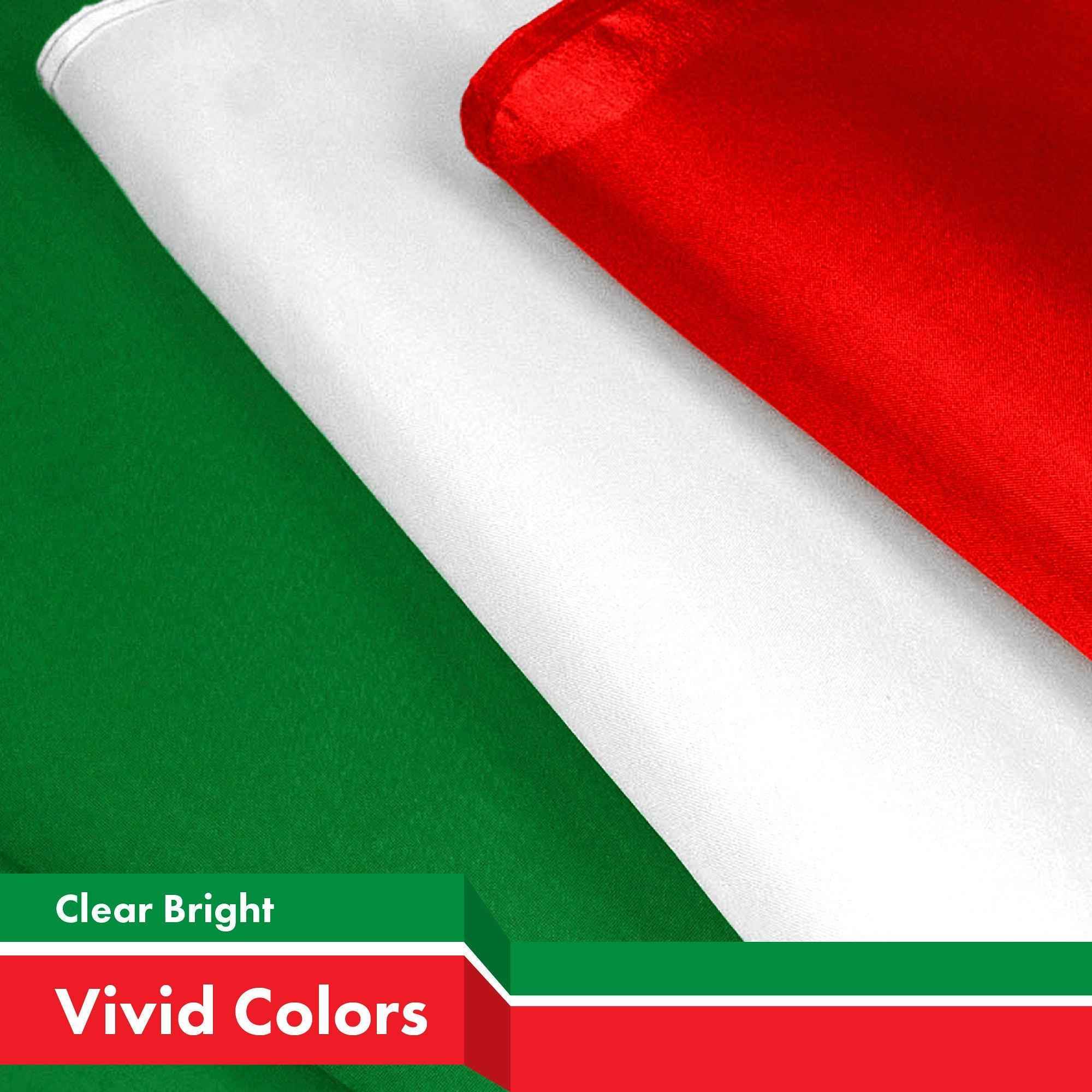 Italy Italian Flag 3x5 Ft 10-Pack 150D Printed Polyester By G128