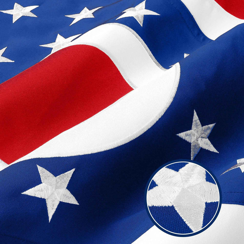 G128 5 Pack: Ohio OH State Flag | 1x1.5 Ft | StormFlyer Series Embroidered 220GSM Spun Polyester | Embroidered Design, Indoor/Outdoor, Brass Grommets, Heavy Duty, All Weather