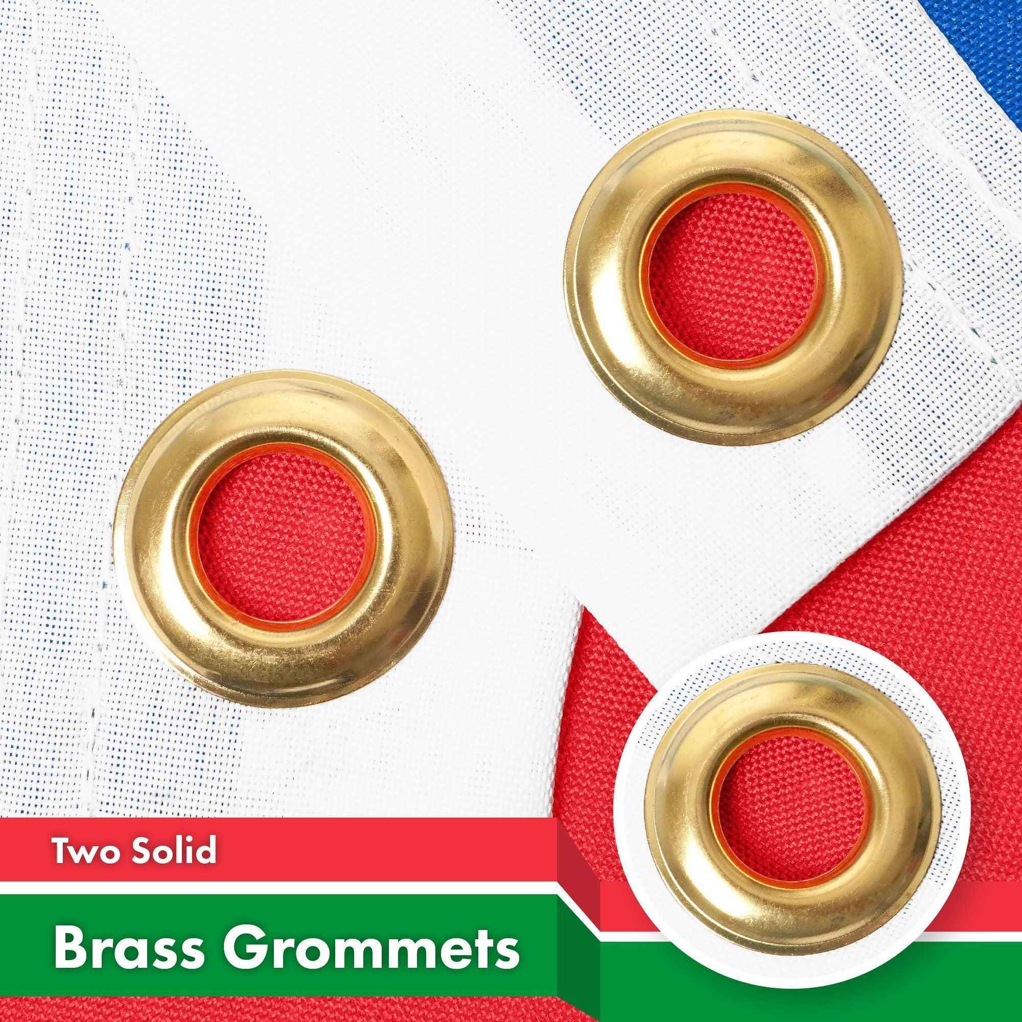 G128 3 Pack: South Sudan South Sudanese Flag | 3x5 Ft | LiteWeave Pro Series Printed 150D Polyester | Country Flag, Vibrant Colors, Brass Grommets, Thicker and More Durable Than 100D 75D Polyester