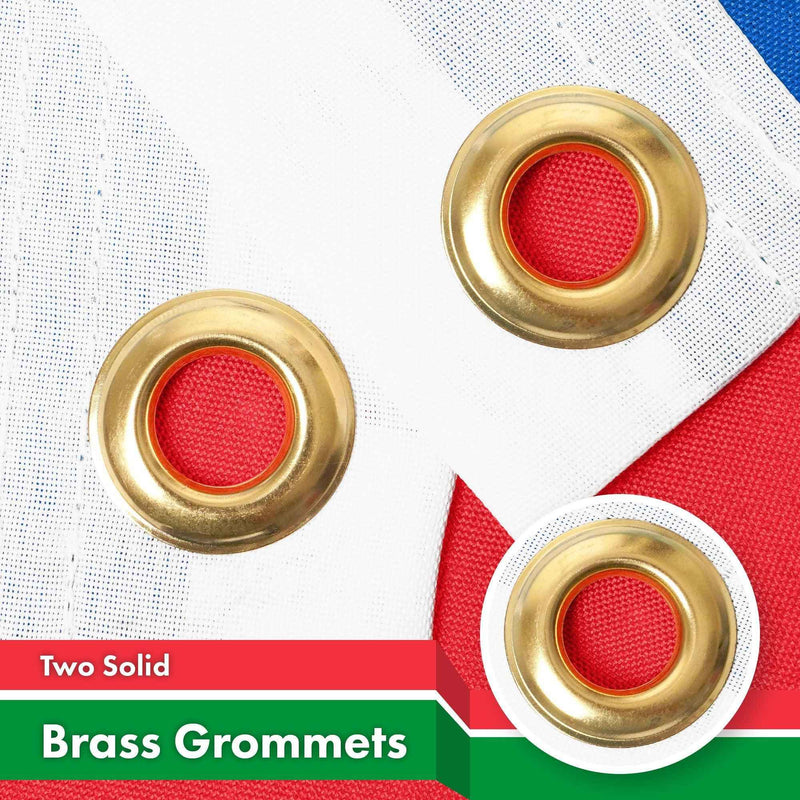 G128 3 Pack: South Sudan South Sudanese Flag | 3x5 Ft | LiteWeave Pro Series Printed 150D Polyester | Country Flag, Vibrant Colors, Brass Grommets, Thicker and More Durable Than 100D 75D Polyester