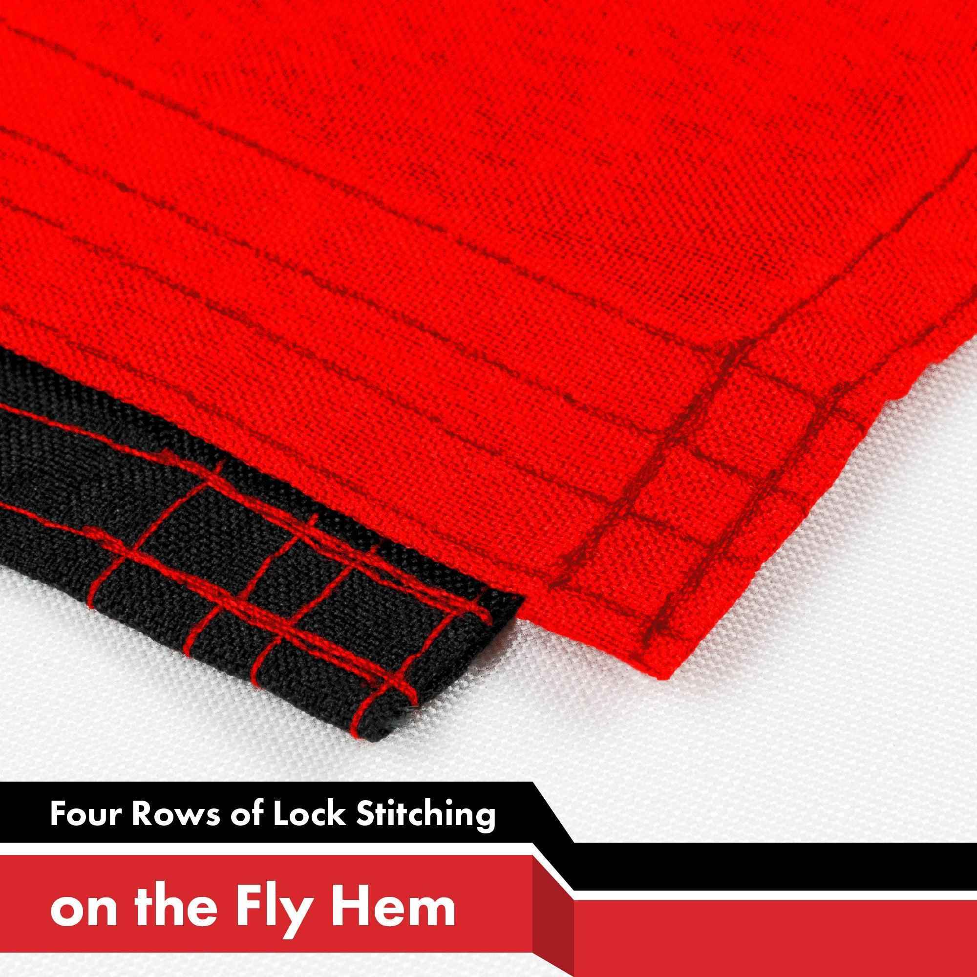 G128 3 Pack: Yemen (Yemeni) Flag | 3x5 feet | Printed 150D Indoor/Outdoor, Vibrant Colors, Brass Grommets, Quality Polyester, Much Thicker More Durable Than 100D 75D Polyester