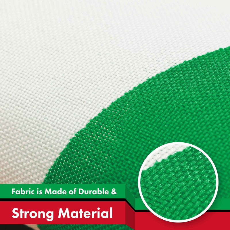 G128 2 Pack: Guyana Guyanese Flag | 3x5 Ft | LiteWeave Pro Series Printed 150D Polyester | Country Flag, Indoor/Outdoor, Vibrant Colors, Brass Grommets, Thicker and More Durable Than 100D 75D Polyester