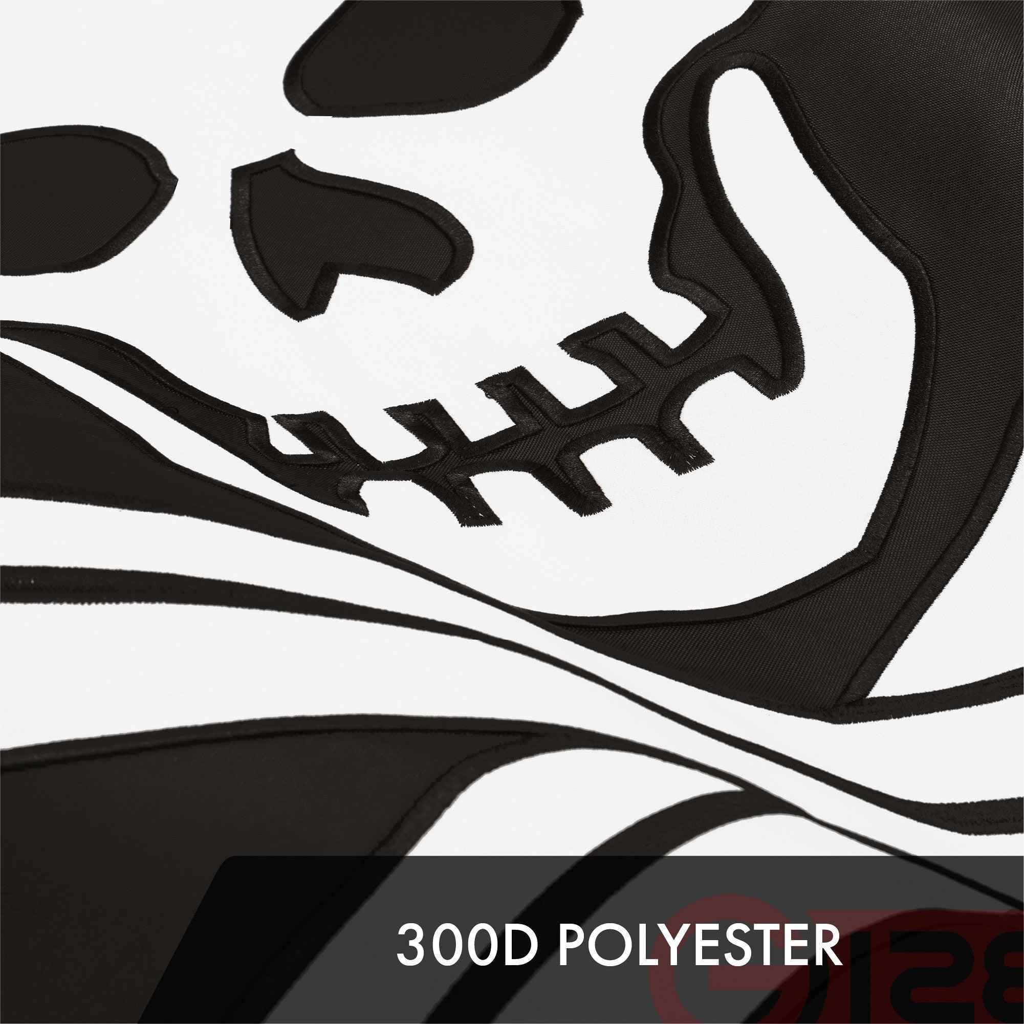 G128 Pirate Jolly Roger Swords Flag | 3x5 Ft | ToughWeave Series Embroidered 300D Polyester | Novelty Flag, Embroidered Design, Indoor/Outdoor, Brass Grommets