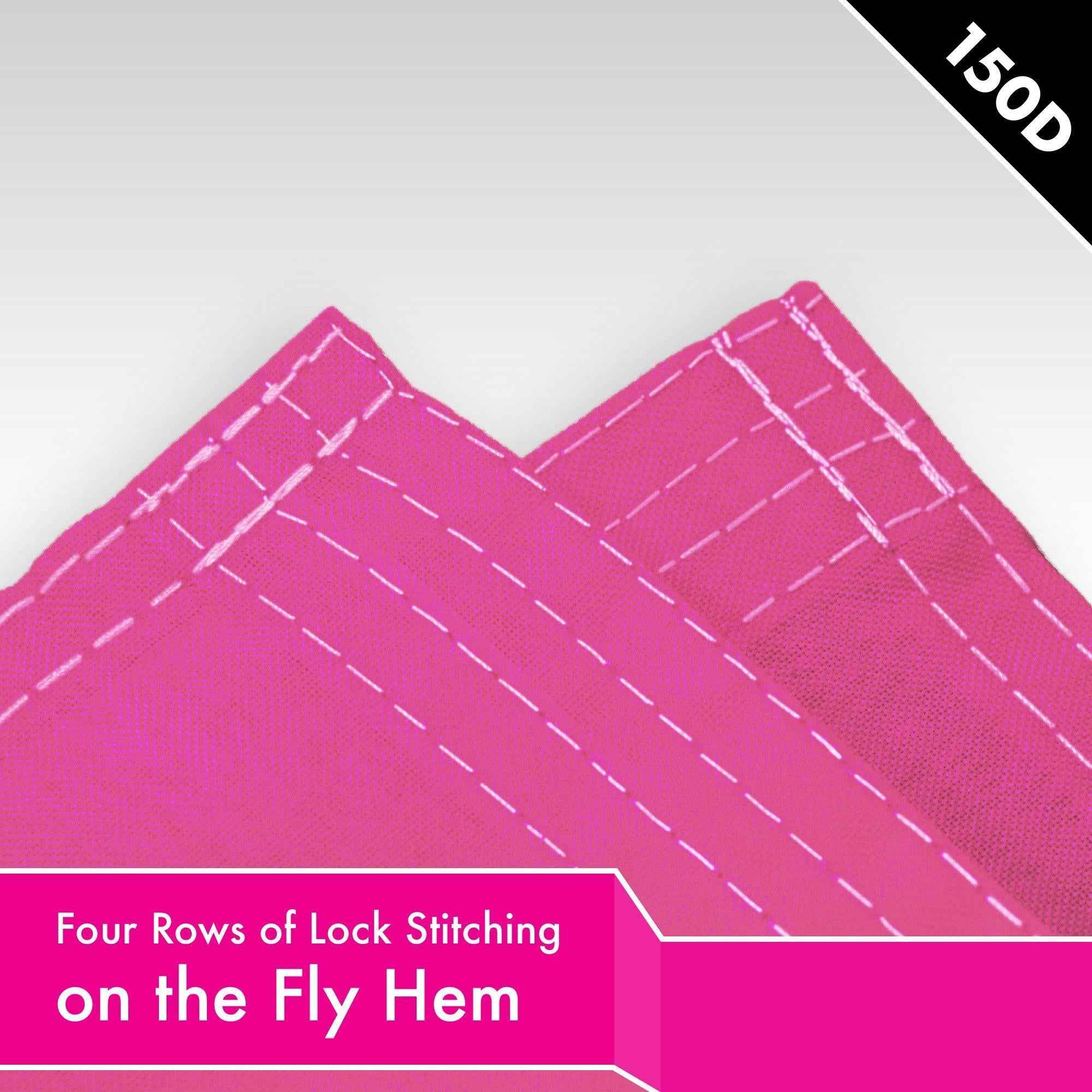 Solid Magenta Color Flag 3x5 Ft 2-Pack Printed 150D Polyester By G128