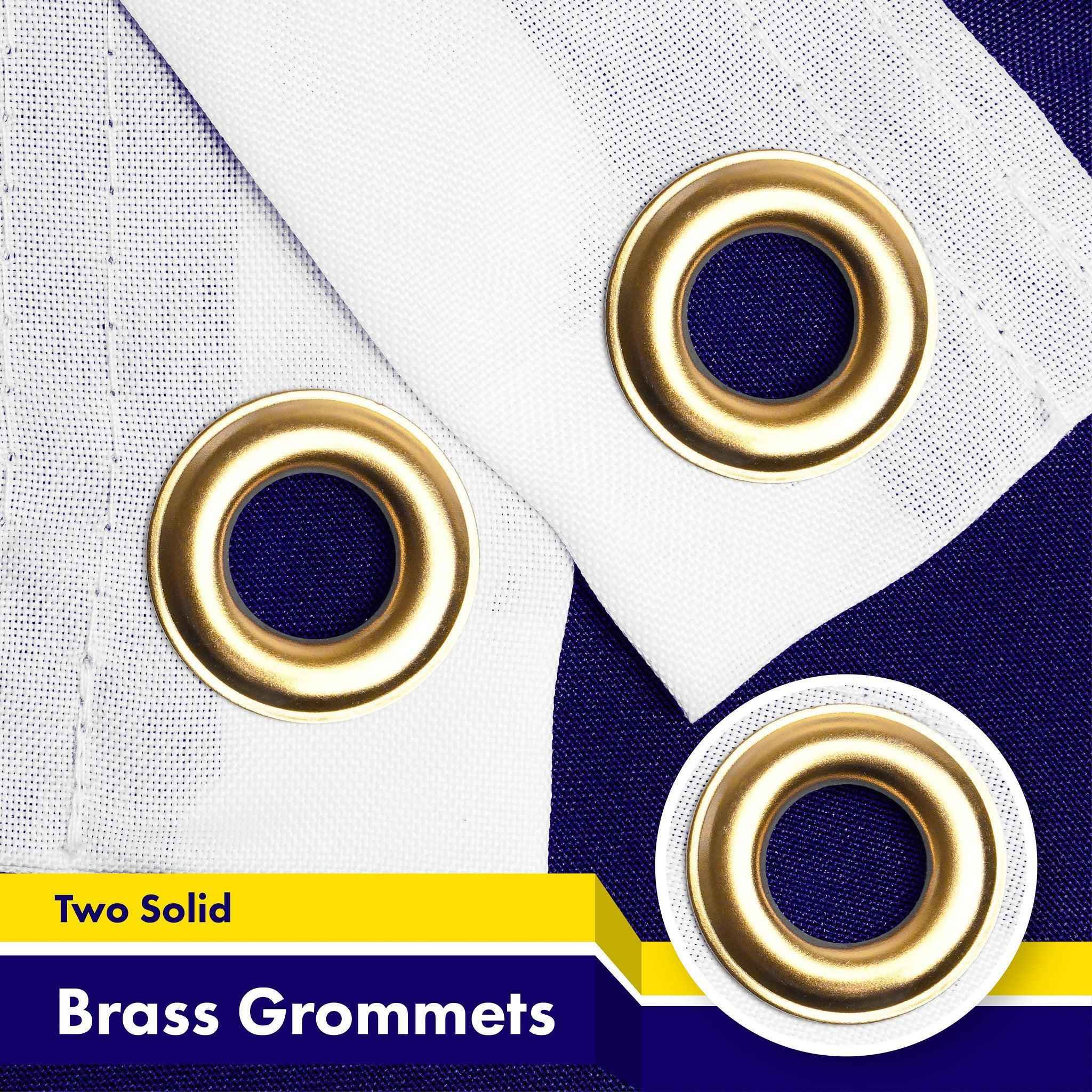 G128 5 Pack: Montana MT State Flag | 3x5 Ft | LiteWeave Pro Series Printed 150D Polyester | Indoor/Outdoor, Vibrant Colors, Brass Grommets, Thicker and More Durable Than 100D 75D Polyester