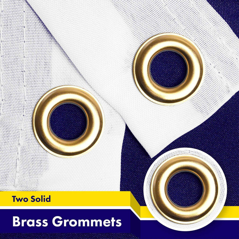 G128 5 Pack: Montana MT State Flag | 3x5 Ft | LiteWeave Pro Series Printed 150D Polyester | Indoor/Outdoor, Vibrant Colors, Brass Grommets, Thicker and More Durable Than 100D 75D Polyester