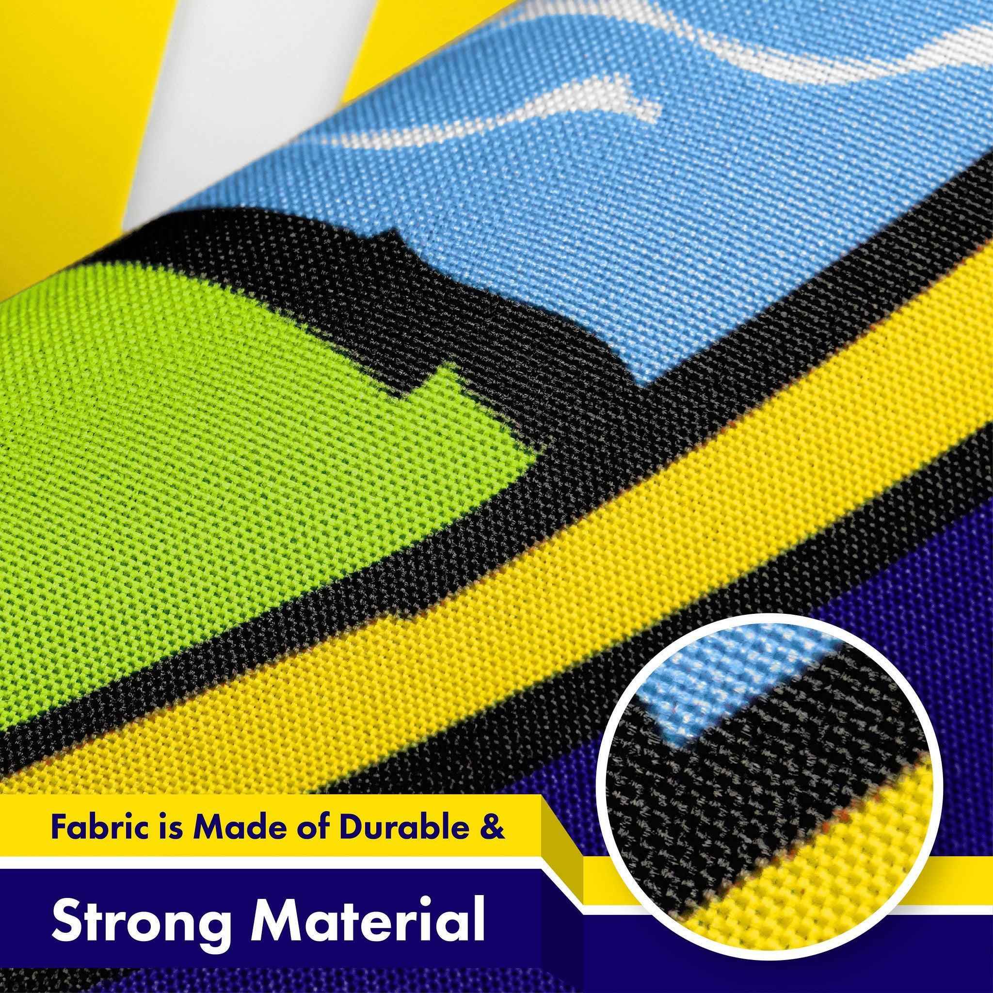 G128 5 Pack: Montana MT State Flag | 3x5 Ft | LiteWeave Pro Series Printed 150D Polyester | Indoor/Outdoor, Vibrant Colors, Brass Grommets, Thicker and More Durable Than 100D 75D Polyester