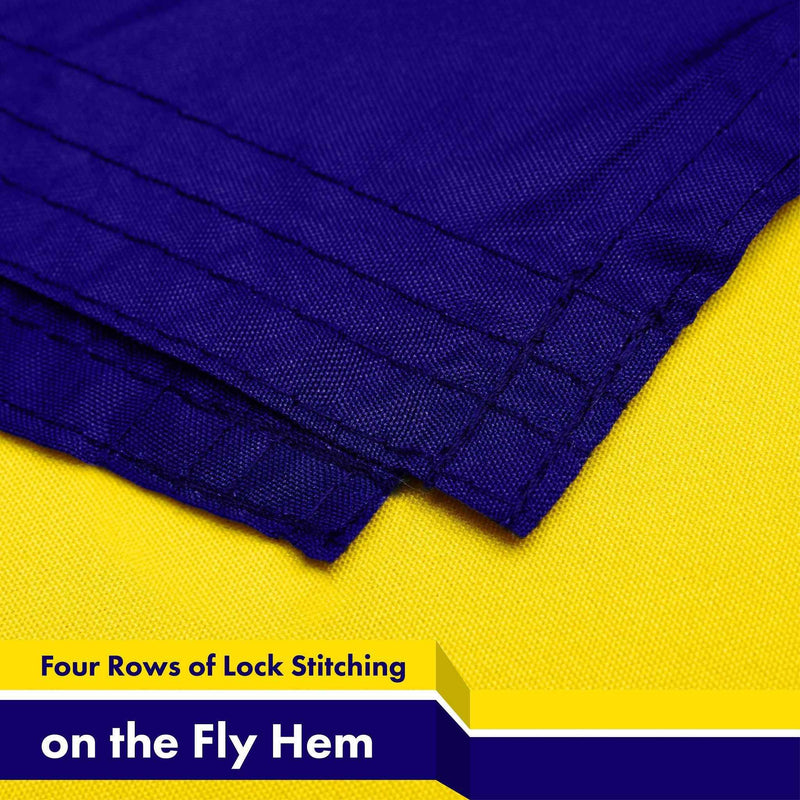 G128 5 Pack: Montana MT State Flag | 3x5 Ft | LiteWeave Pro Series Printed 150D Polyester | Indoor/Outdoor, Vibrant Colors, Brass Grommets, Thicker and More Durable Than 100D 75D Polyester