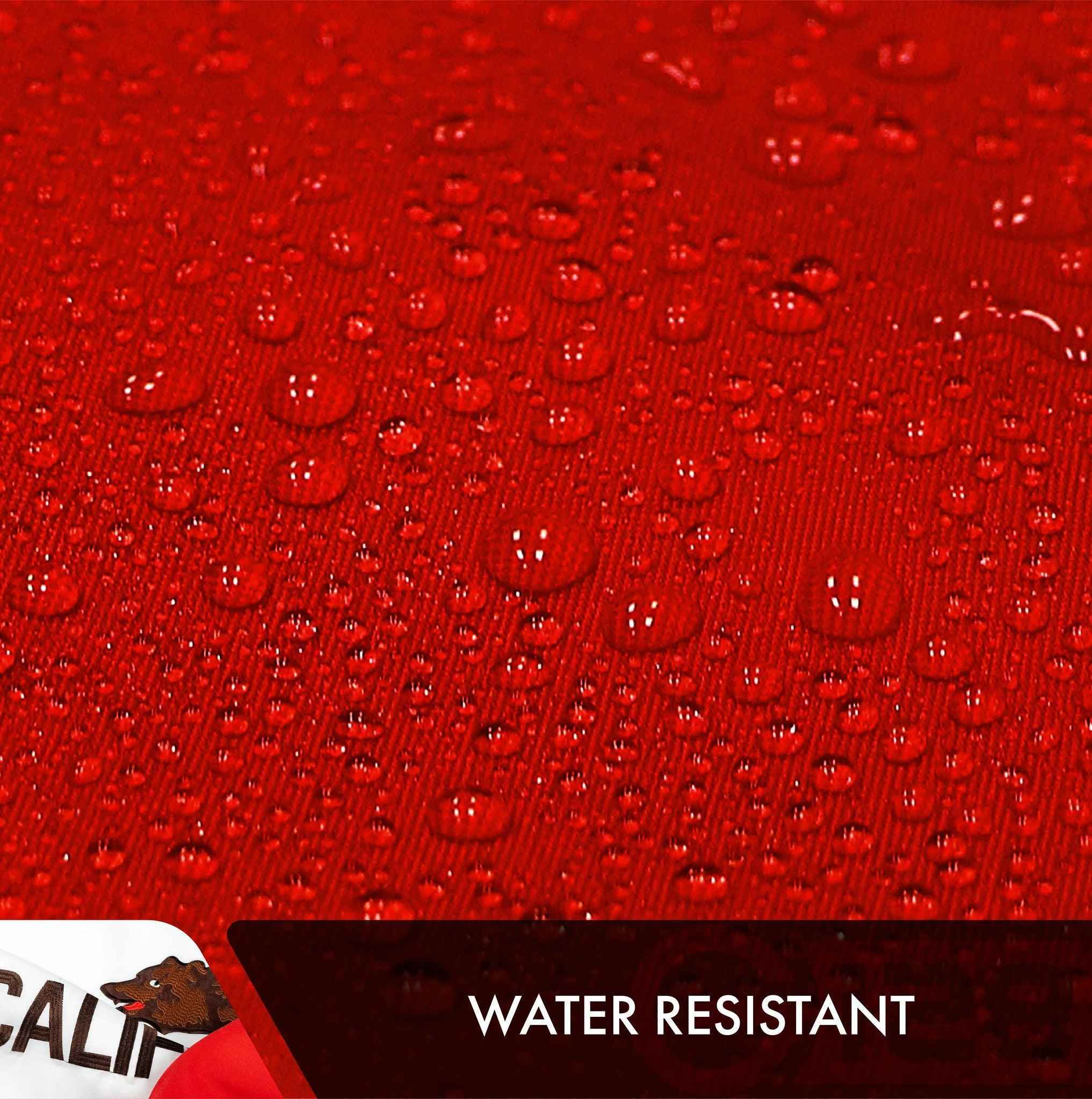 California CA State Flag 2x3FT 2-Pack Double-sided Embroidered Polyester By G128