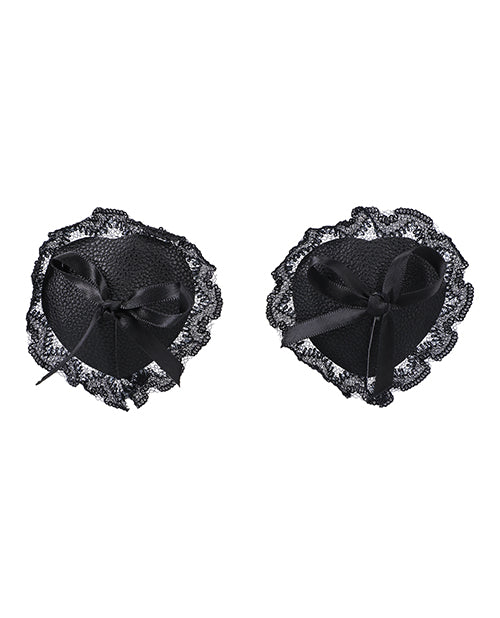 In A Bag Lace Nipple Pasties - Black - Lingerie - Hanging