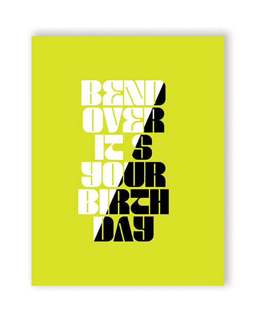 Bend Over Birthday Greeting Card - Bachelorette & Party Supplies