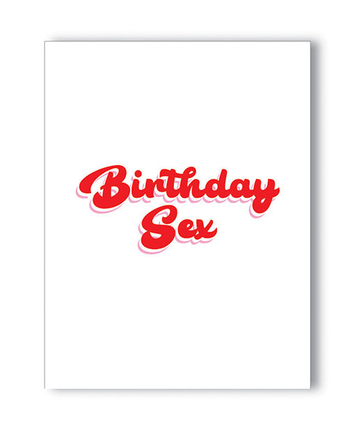 Birthday Sex Naughty Greeting Card - Bachelorette & Party Supplies