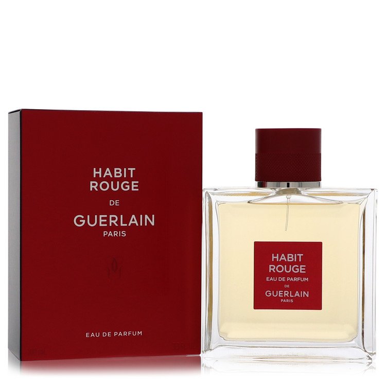HABIT ROUGE by Guerlain Eau De Parfum Spray for Men 3.4 oz Regular