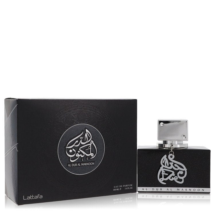 Lattafa Al Dur Al Maknoon Silver by Lattafa Eau De Parfum Spray 3.4 oz for Men Unisex