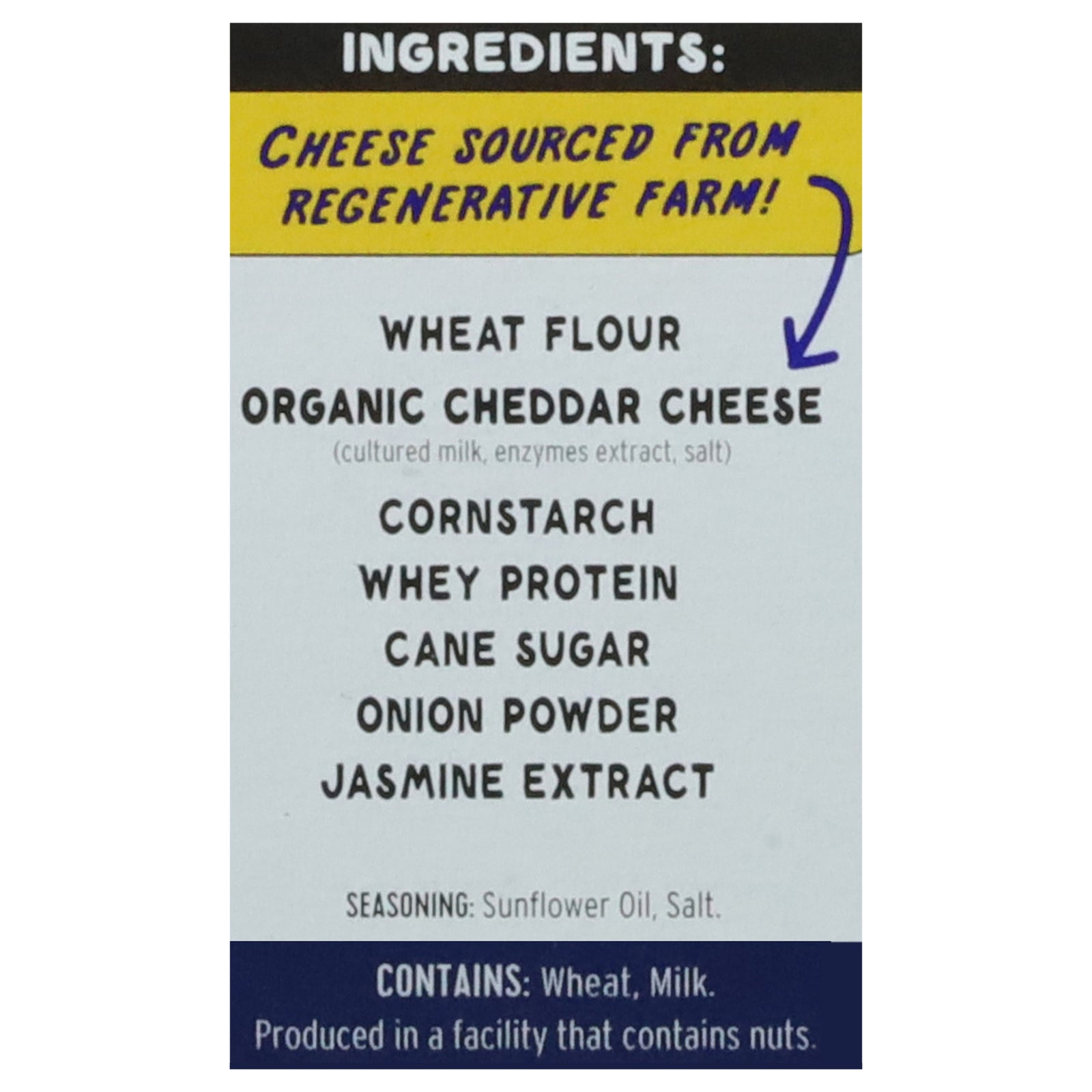 Cheddies - Cracker Organic Cheddar Classic Sea Salt - Case Of 6 - 4.2 Ounces - GreatEagleInc