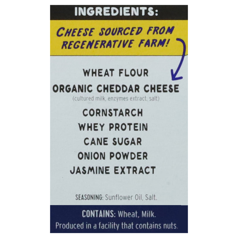 Cheddies - Cracker Organic Cheddar Classic Sea Salt - Case Of 6 - 4.2 Ounces - GreatEagleInc