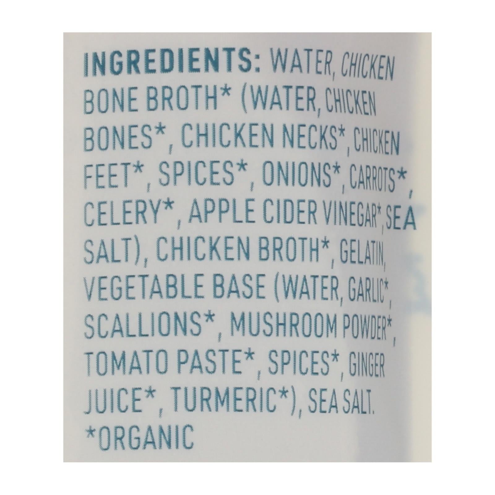 Bare Bones Broth - Bone Broth Organic 2 Chicken Classic - Case Of 8-16 Fluid Ounces - GreatEagleInc