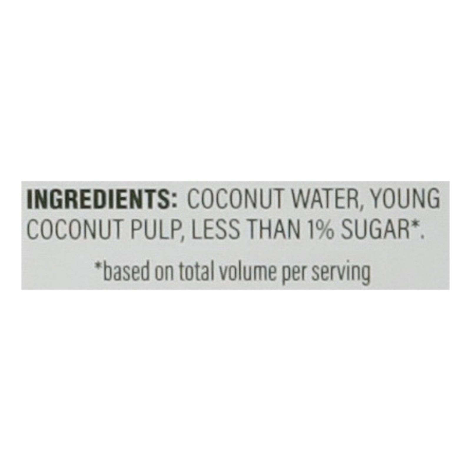 C2o Pure Coconut Water - Coconut Water With Pulp - Case Of 3-8/10.5 Ounces - GreatEagleInc