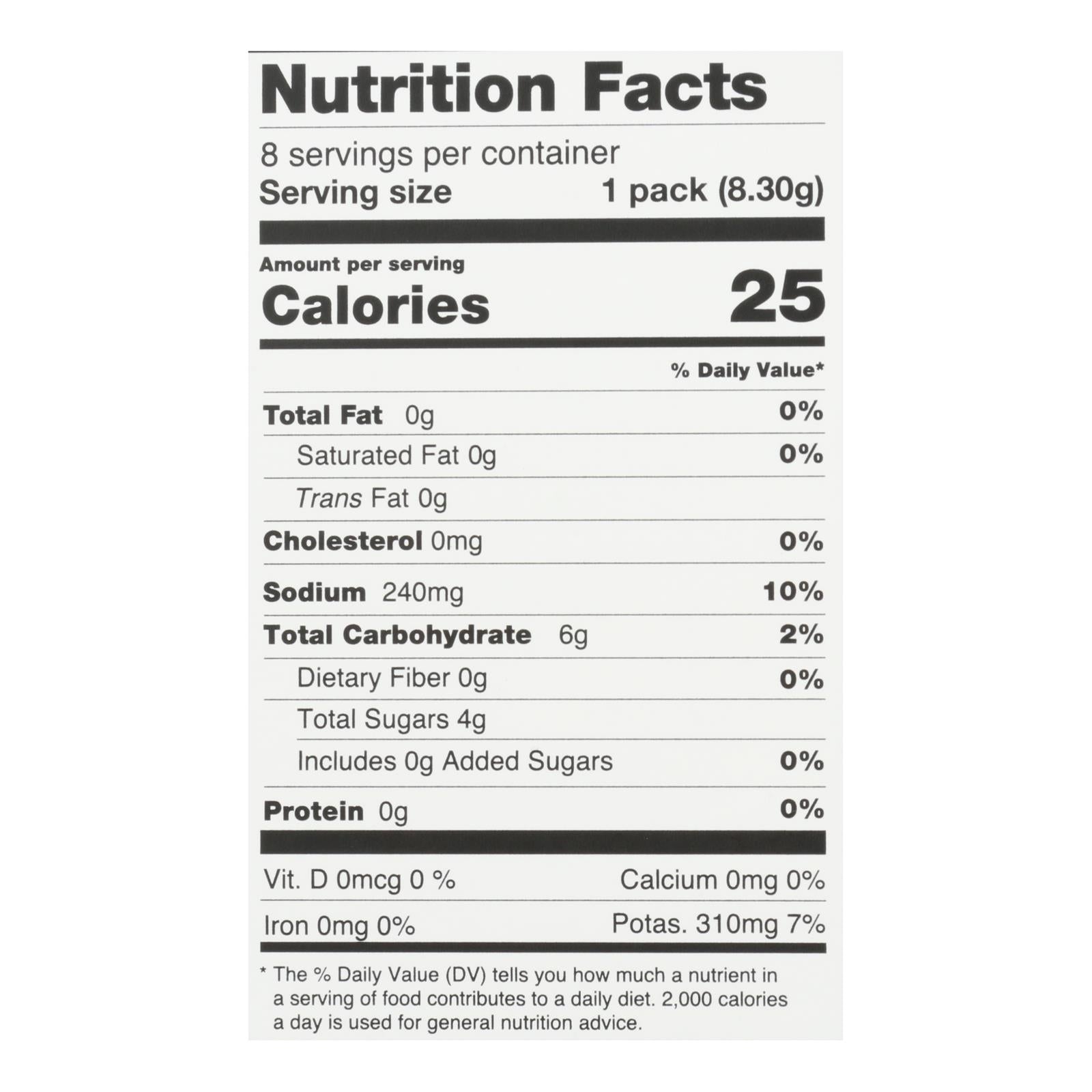 Cure Hydration - Hydrating Drink Mix Lemonade - 1 Each-8/0.26 Ounces - GreatEagleInc