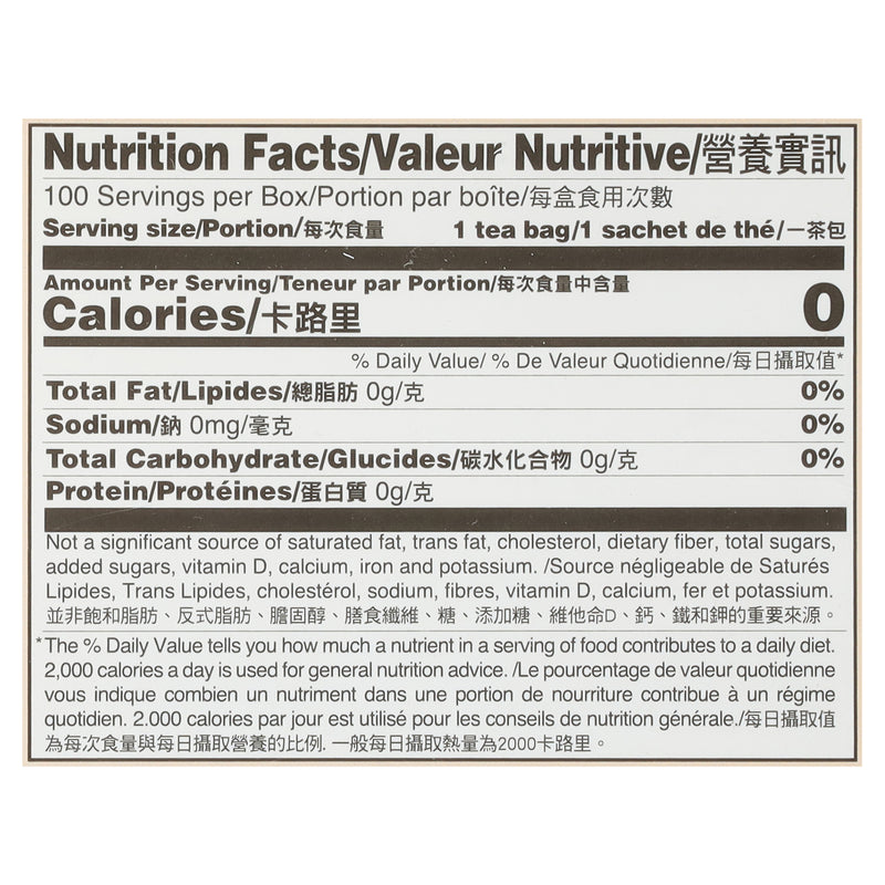 Prince Of Peace - Tea Organic Black - 1 Each-100 Bag - GreatEagleInc