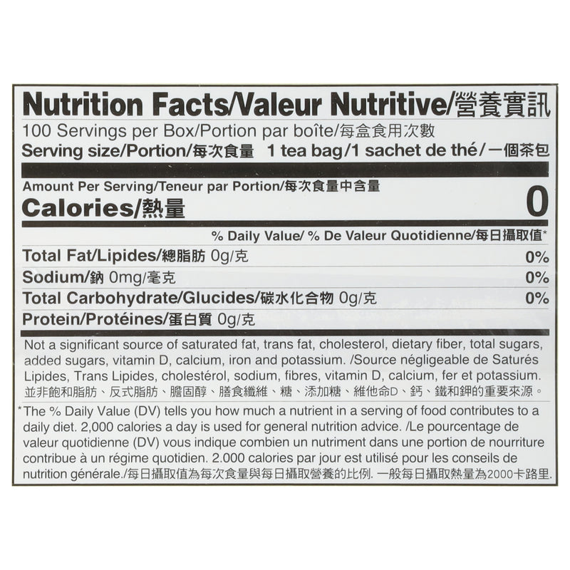 Prince Of Peace - Tea Organic Jasmine Green - 1 Each-100 Bags - GreatEagleInc