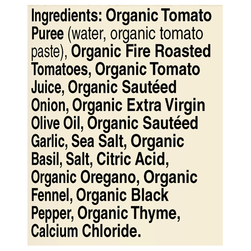 Muir Glen - Pasta Sauce Organic Fire Roasted Tomato - Case Of 12-23.5 Fluid Ounces - GreatEagleInc