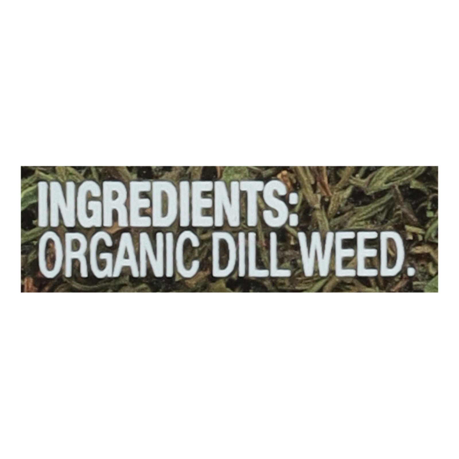Simply Organic - Dill Weed Organic - Case Of 6 - 0.81 Ounces - Home & Garden