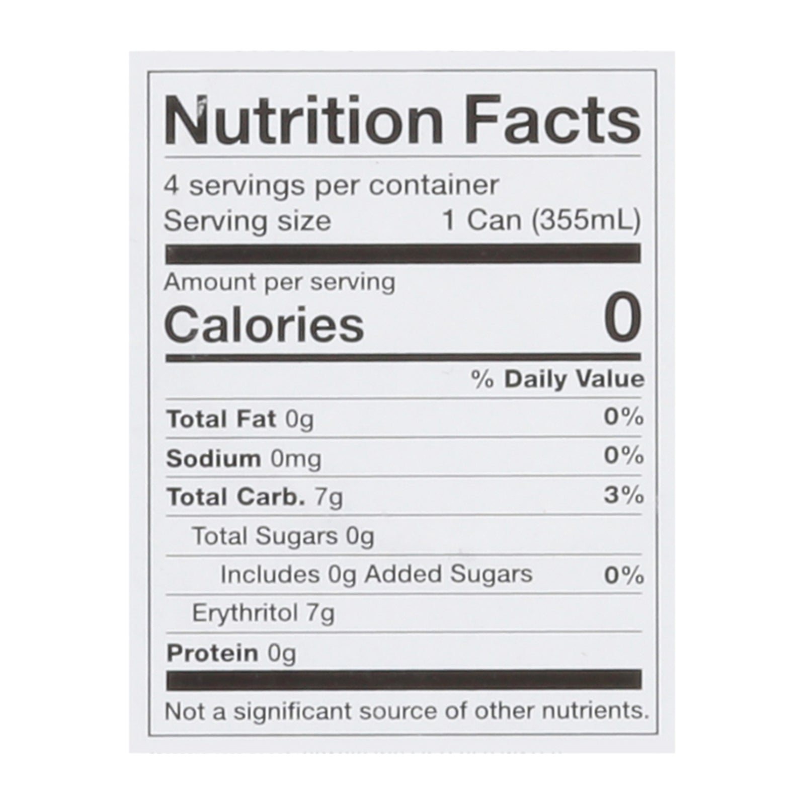 Virgil's - Soda Zero Sugar Vanilla Cream Can - Case Of 6-4/12 Fluid Ounces - GreatEagleInc