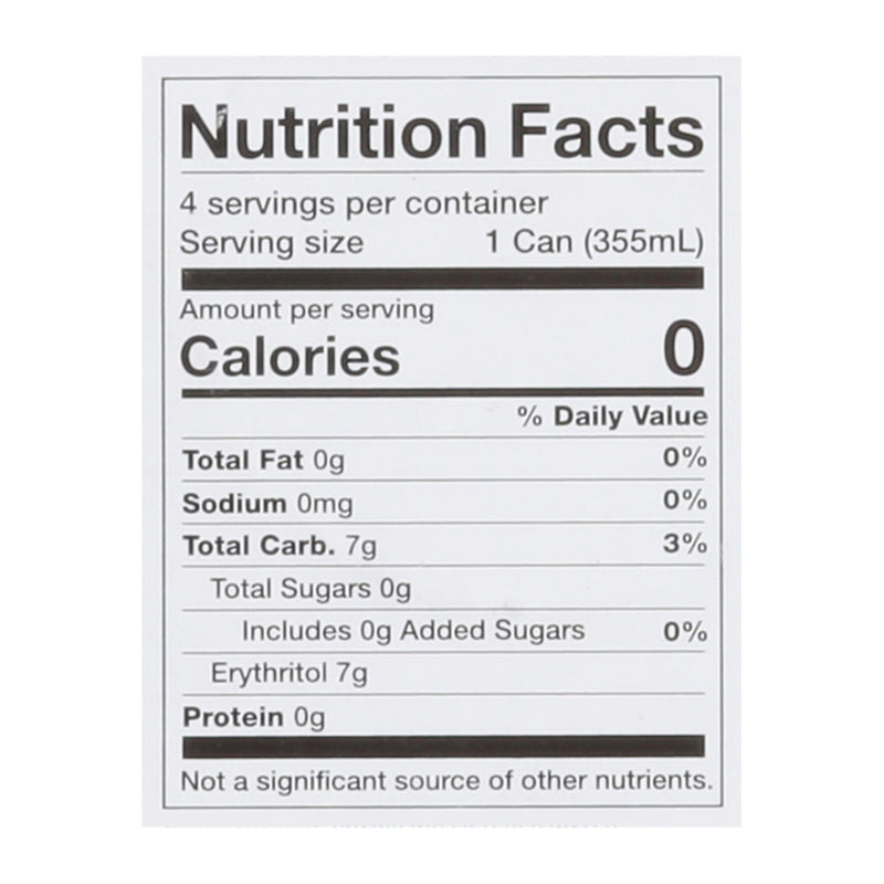 Virgil's - Soda Zero Sugar Vanilla Cream Can - Case Of 6-4/12 Fluid Ounces - GreatEagleInc