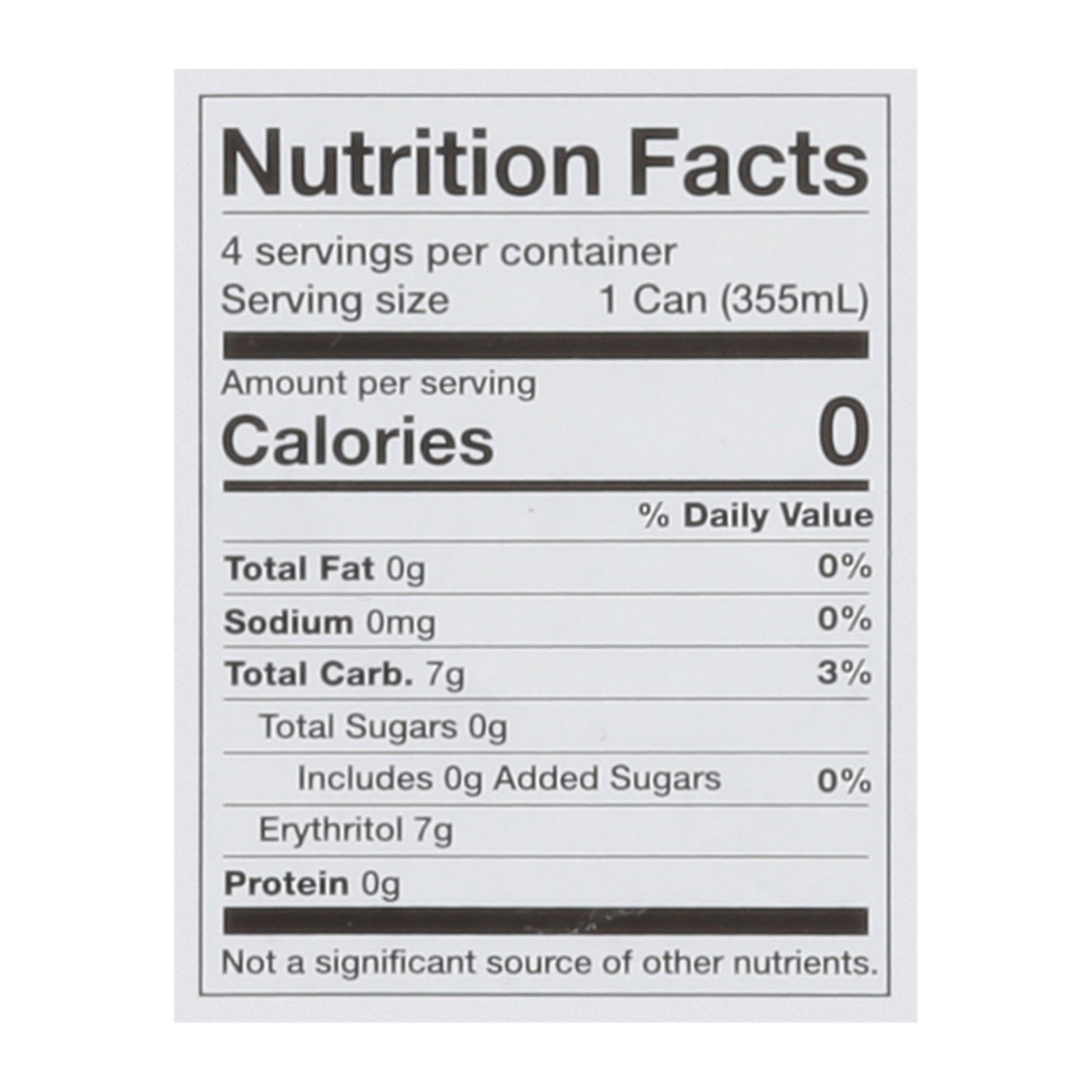 Virgil's - Soda Zero Sugar Black Cherry Can - Case Of 6 - 4/12 Fluid Ounces - GreatEagleInc