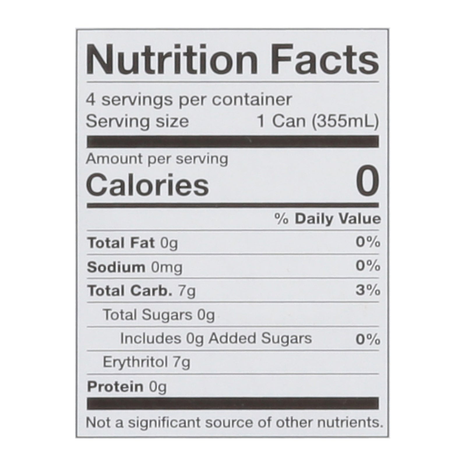 Virgil's - Soda Zero Sugar Root Beer Can - Case Of 6-4/12 Fluid Ounces - GreatEagleInc