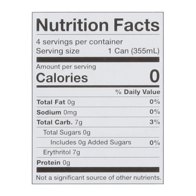 Virgil's - Soda Zero Sugar Root Beer Can - Case Of 6-4/12 Fluid Ounces - GreatEagleInc