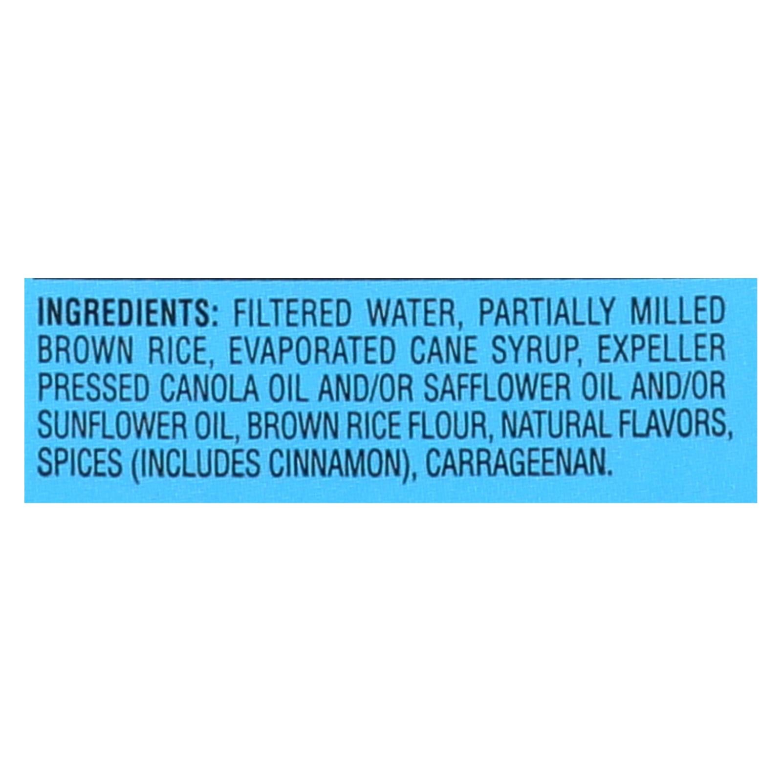 Dream - Rice Dream Horchata Cinnamon - Case Of 6-32 Fluid Ounces - GreatEagleInc