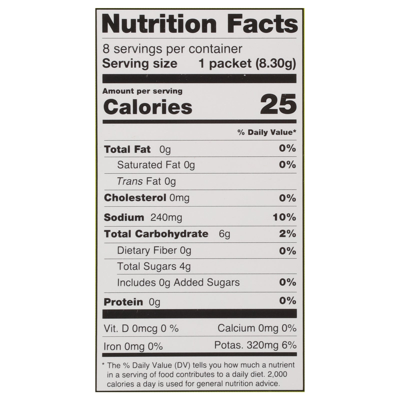 Cure Hydration - Hydration Drink Mix Lime - Case Of 8 - 0.29 Ounces - GreatEagleInc