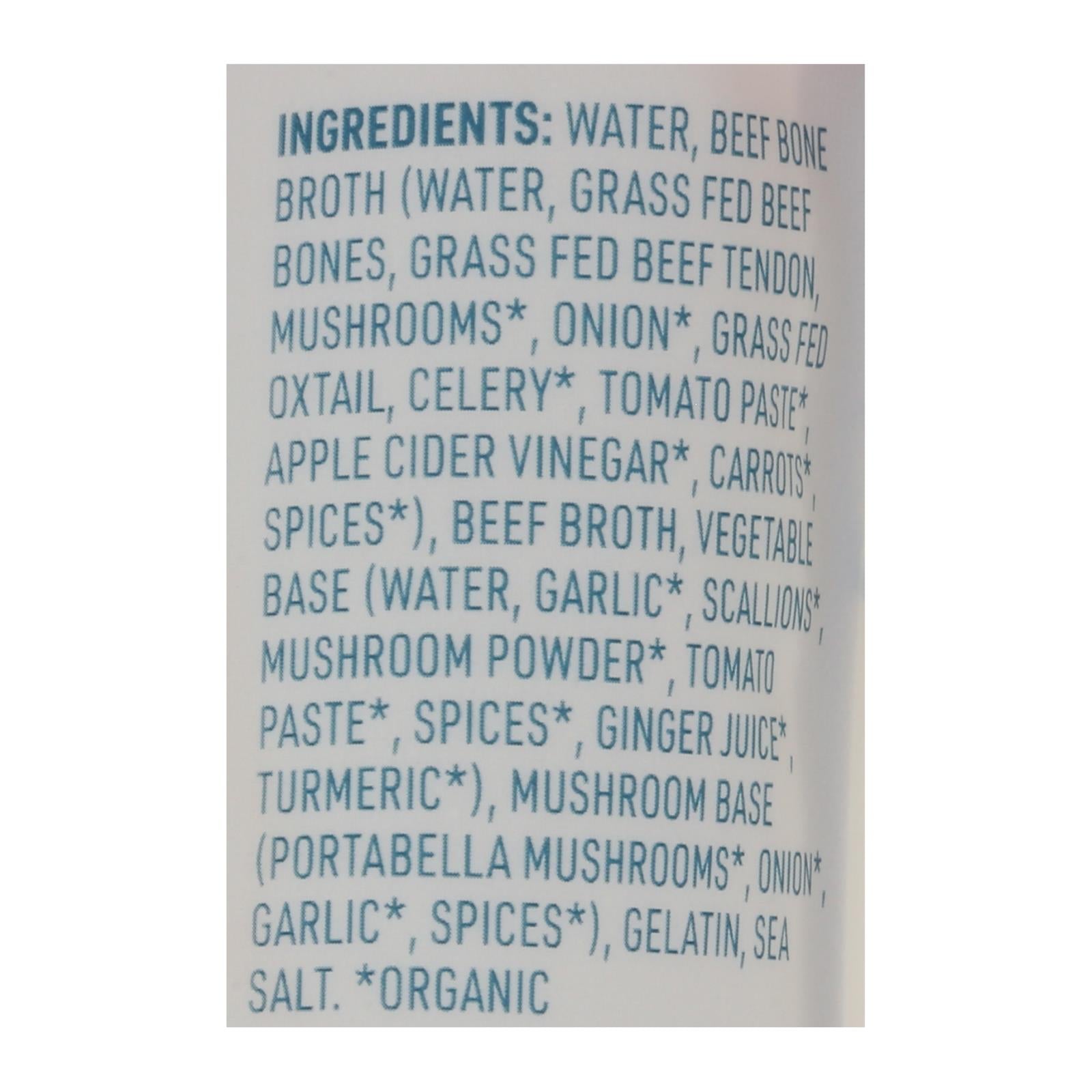 Bare Bones Broth - Bone Broth Beef Classic Grass-fed - Case Of 8-16 Fluid Ounces - GreatEagleInc