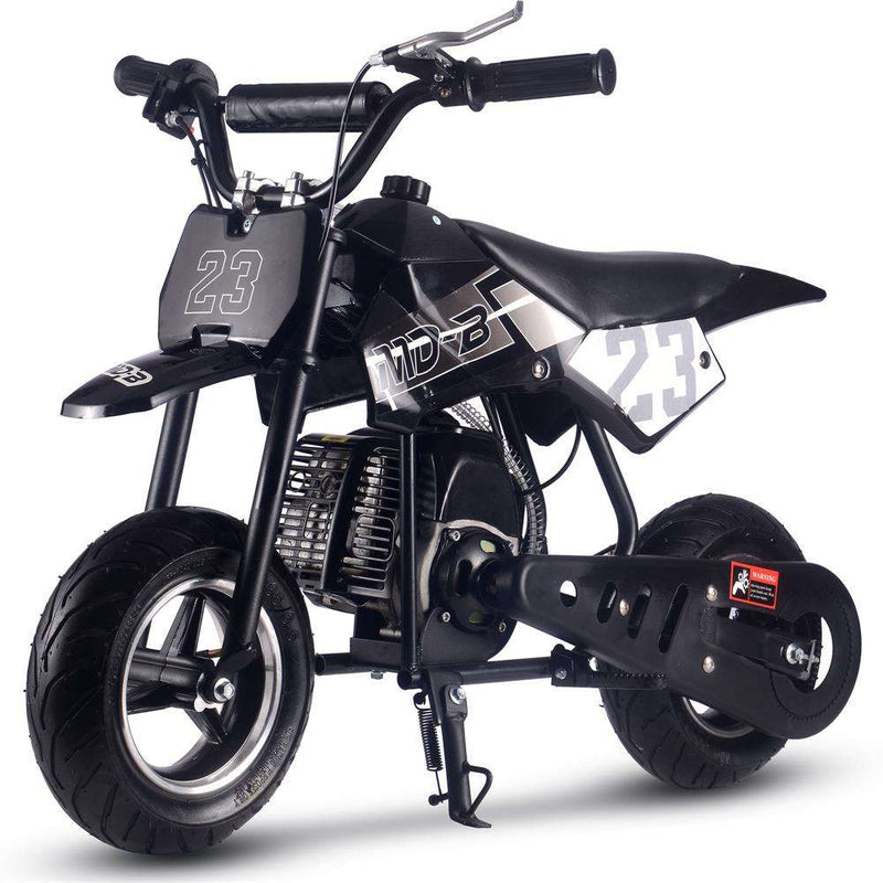 Mototec Db-02 50cc 2-stroke Kids Supermoto Dirt Bike Black - Apparel & Accessories