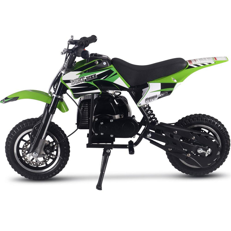 Mototec Alien Db-01 50cc 2-stroke Kids Dirt Bike Green - GreatEagleInc